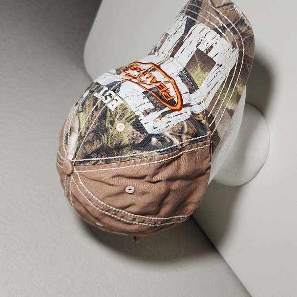 Paramont Outdoors Hat Team Realtree Camo Distressed Rounded Brim 86 - Picture 3 of 14